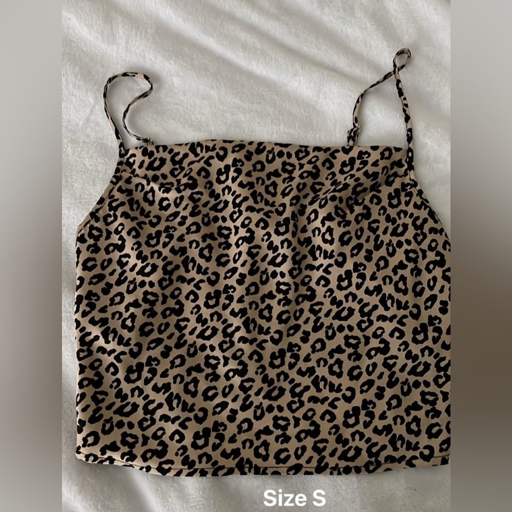 Leopard Print Cami Top size S